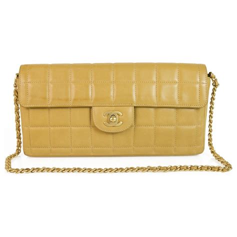 chanel chocolate bar square baf|Chanel bag.